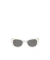 Off-white Logo Sunglasses In Gray