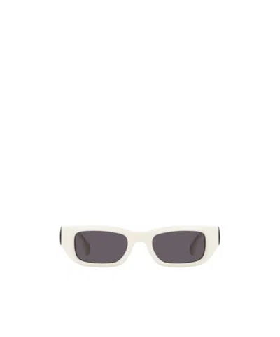 Off-white Logo Sunglasses In Gray