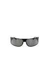 Off-white Logo Sunglasses In Gray