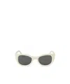 Off-white Logo Sunglasses In Gray