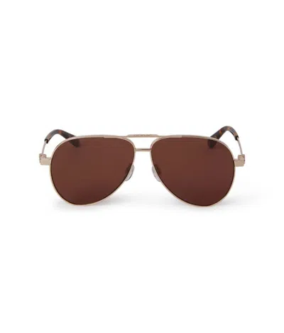 Off-white Logo Sunglasses In Red