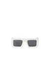 Off-white Logo Sunglasses In White
