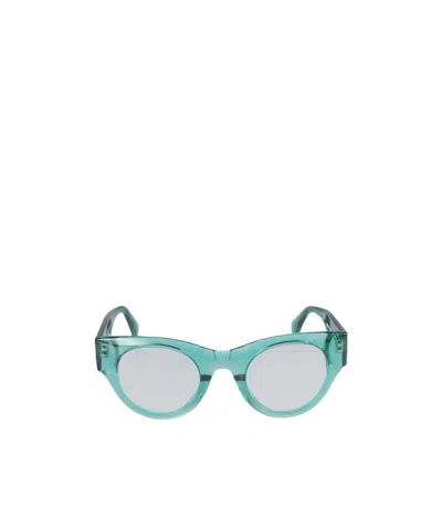 Off-white Logo Sunglasses In White