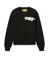 Off-white Logo Sweater In Black