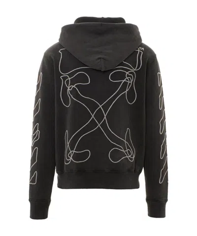 Off-white Logo Sweater In Black