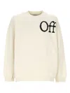 Off-white Bookish Sweater In Neutral
