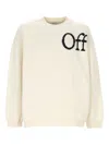 Off-white Bookish Sweater In White