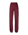 Off-white Logo-detail Sweatpants In Red