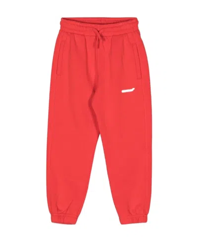 Off-white Logo Sweatpants In Red