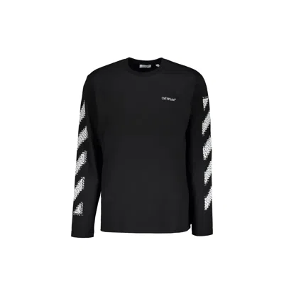 Off-white Logo Sweatshirt In Animal Print