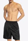 Off-white Arrows-motif Drawstring Swim Shorts In Black