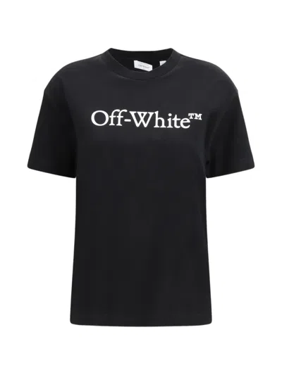 Off-white Logo T-shirt In Black