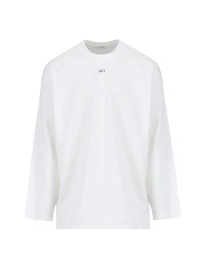 Off-white Logo T-shirt In White