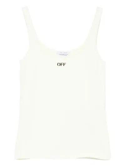Off-white Logo Tank Top In White
