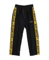 Off-white Logo-tape Detailing Track Pant In Black