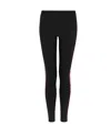 Off-white Logo-tape Leggings In Black