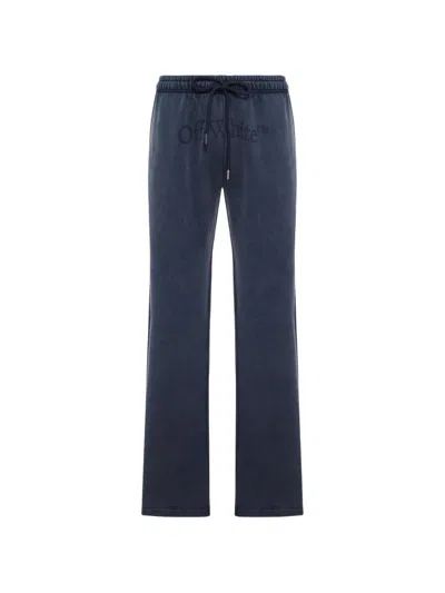 OFF-WHITE LOGO TROUSERS