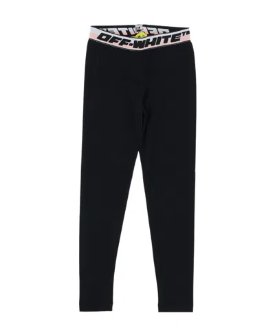 OFF-WHITE OFF-WHITE KIDS STRETCHED MID RISE LEGGINGS