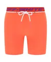 Off-white Orange Stretch Nylon Leggings Nd Off White Donna M In Red