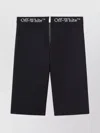 Off-white Logo-waistband Zip Shorts