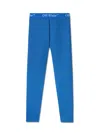 Off-white Printed Performance Leggings In Blue