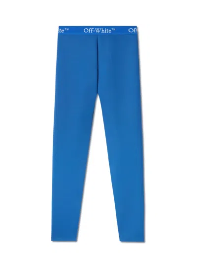 Off-white Logoband Leggings In Blue
