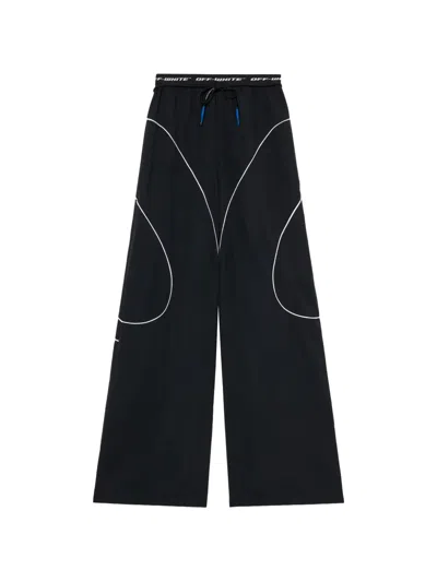Off-white Logoband Track Pants In Black