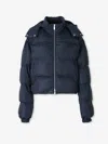 Off-white Zip-up High Neck Jacket In Blue