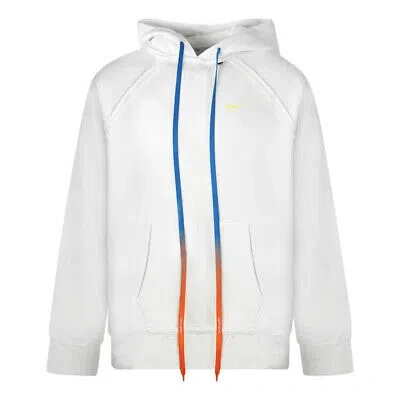 Pre-owned Off-white Long Drawstrings White Oversized Hoodie