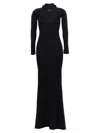 Off-white Off White High Neck Long Dress