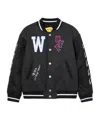 Off-white Terry Patch Varsity Jacket In Black