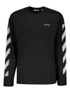 Off-white Off White Off White Pixel Diag Sweatshirt In Black