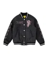 Off-white Patch Varsity Jacket In Black
