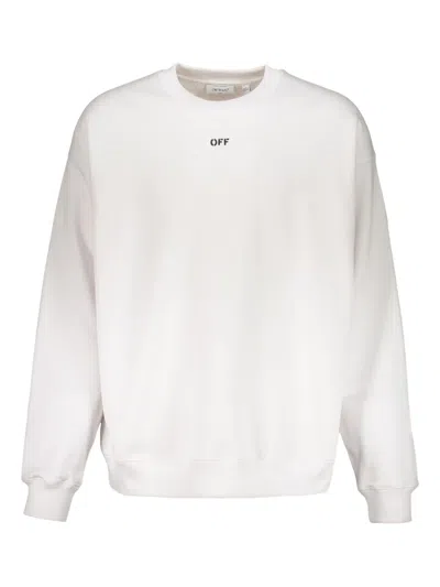 Off-white Long Sleeve Sweatshirt With Print In White