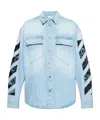Off-white Off White Shirts In Blue