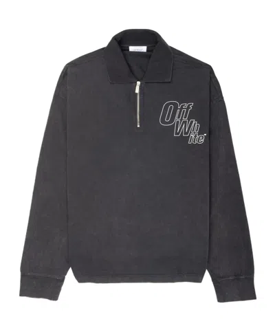 Off-white Long Sleeve Sweatshirt In Black