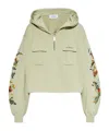 Off-white Long Sleeve Sweatshirt In Green