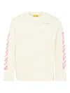 Off-white Long-sleeve Sweatshirt In White