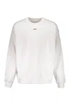 Off-white Long Sleeve Sweatshirt With Printed Logo In White