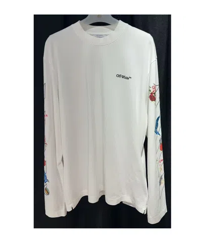 Off-white Long Sleeve T-shirt In Gray