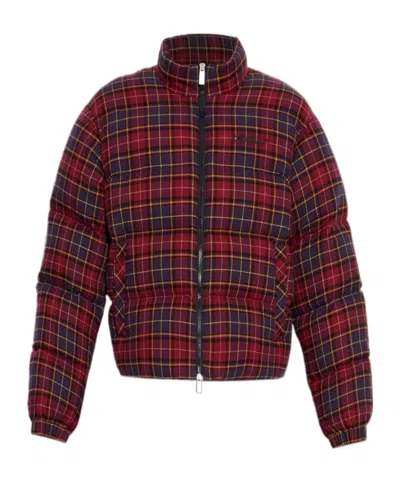 Off-white Long-sleeved Cotton Jacket In Brown