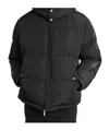 Off-white Hooded Padded Quilted Jacket Pockets In Black