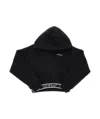 Off-white Long-sleeved Hoodie In Black