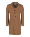 Off-white Relaxed Long Jacket In Green