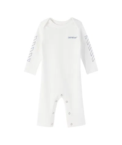 Off-white Long-sleeved Jumpsuit In White