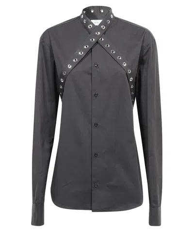 Off-white Long-sleeved Shirt In Blue