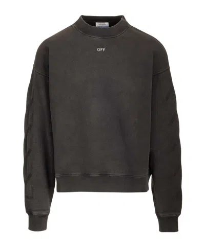 OFF-WHITE OFF-WHITE S.MATTHEW SKATE CREWNECK SWEATSHIRT