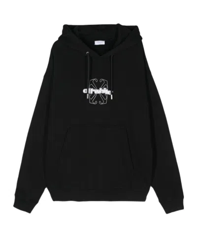 OFF-WHITE FLOCK-ARROW SKATE HOODIE