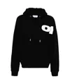 Off-white Shared Logo Skate Hoodie In Black