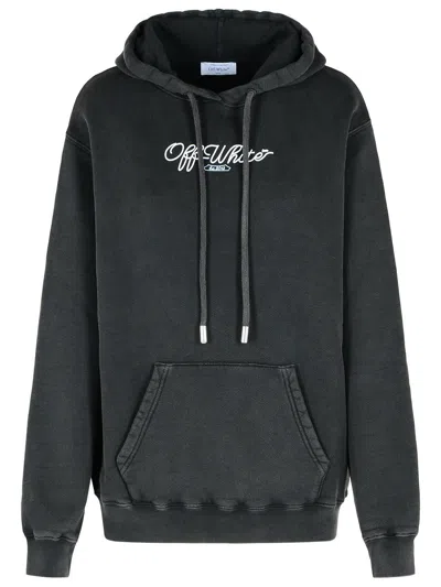 Off-white Long-sleeved Sweater In Black